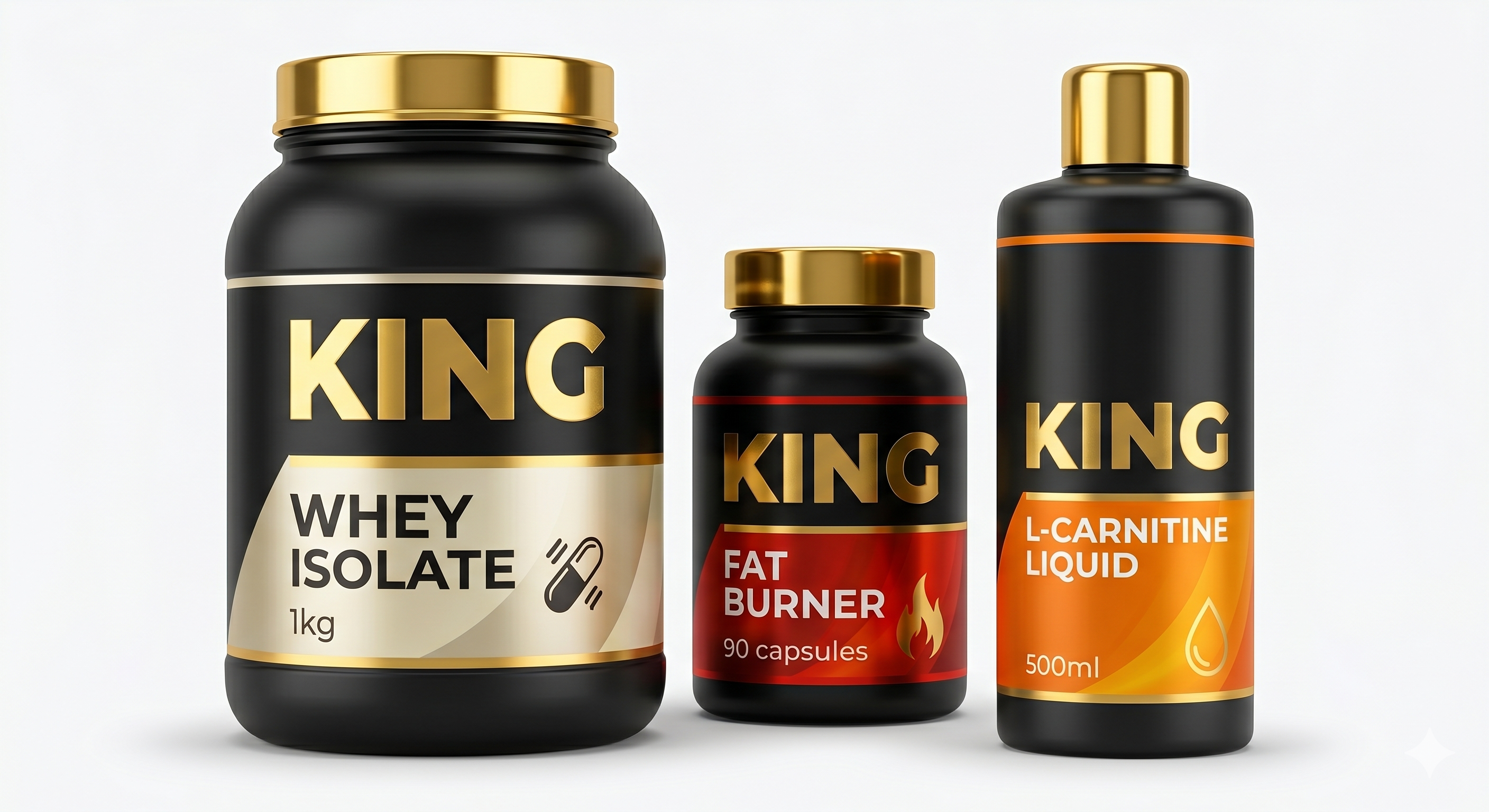 KING Cutting Stack — Isolate + Fat Burner + Carnitine